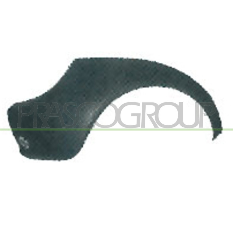 Crosse de pare-chocs arrière noir côté passager