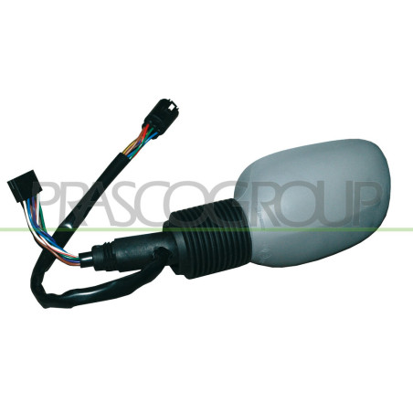 Rétroviseur électrique à peindre avec apprêt côté chauffeur