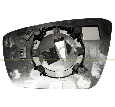 Glace de rétroviseur côté passager