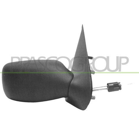 Rétroviseur électrique noir côté passager