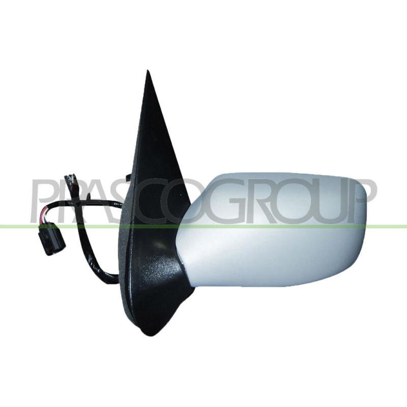 Rétroviseur électrique à peindre avec apprêt côté chauffeur