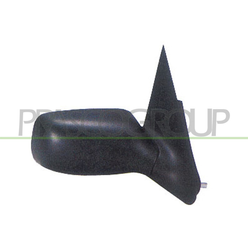 Rétroviseur manuel noir côté passager