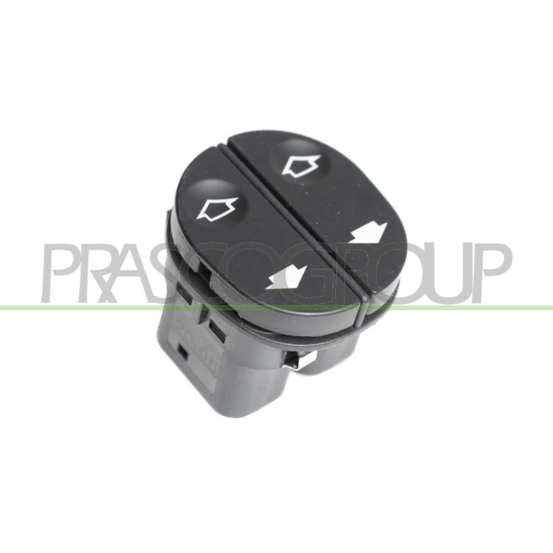 Panneau à bouton|poussoir noir