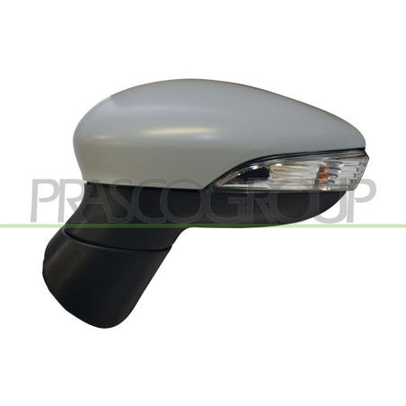 Rétroviseur électrique, rabattable électriquement, à peindre avec apprêt