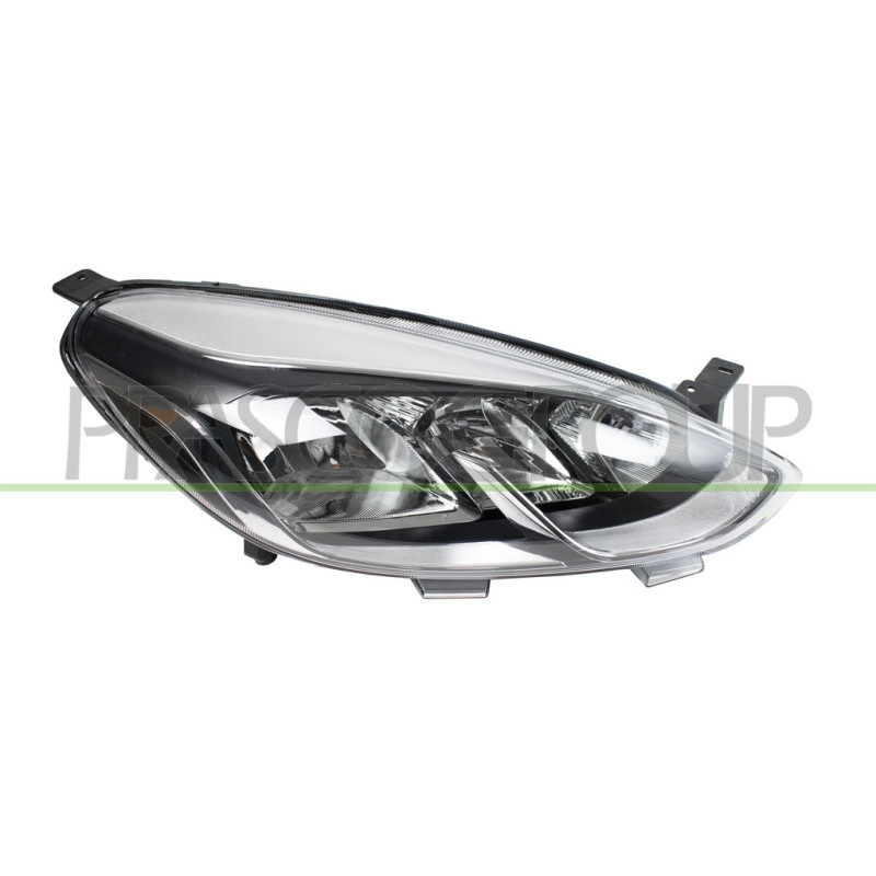 Phare Droit H7+H15 Electrique Avec Moteur-Chrome'