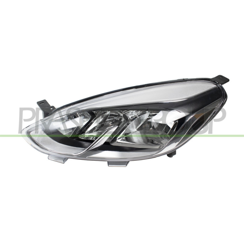 Phare Gauche H7+H15 Electrique Avec Moteur-Chrome'