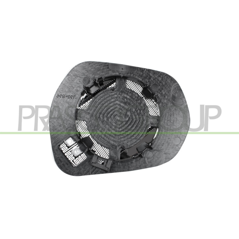 Glace de rétroviseur côté passager