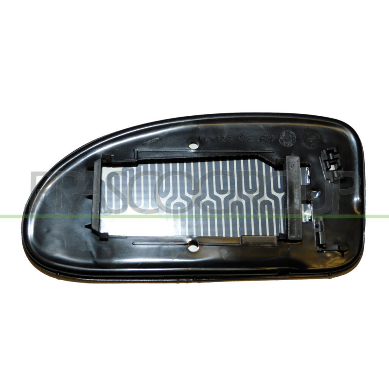 Glace de rétroviseur côté passager