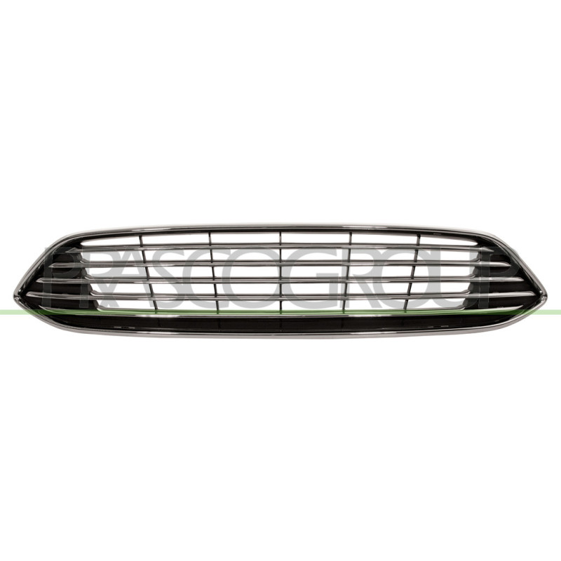 Grille de calandre noir avec moulure chrome et cadre chrome