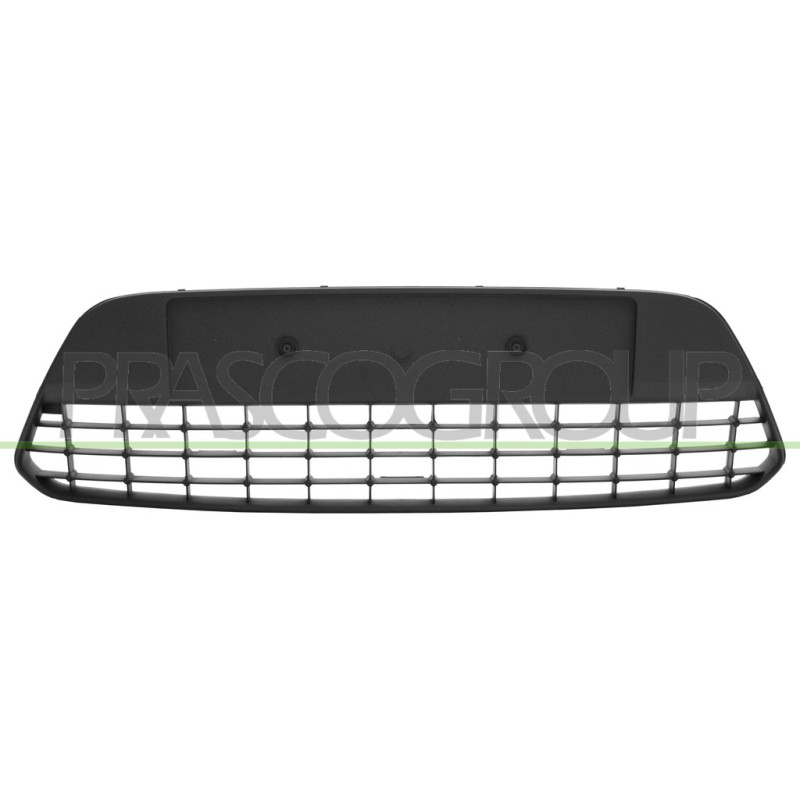 Grille centrale noire de pare-chocs avant