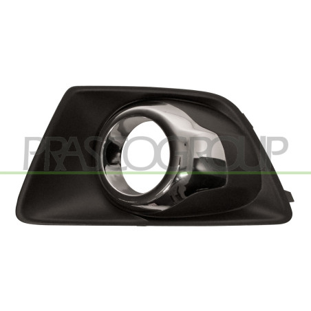 Grille de pare-chocs avant noir et cadre chrome côté chauffeur