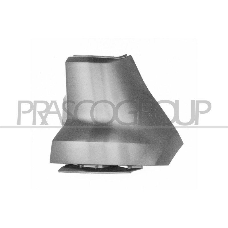 Crosse à peindre sans apprêt de pare-chocs arrière côté passager