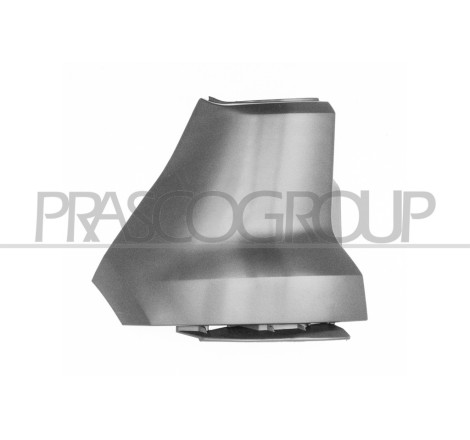 Crosse à peindre sans apprêt de pare-chocs arrière côté chauffeur