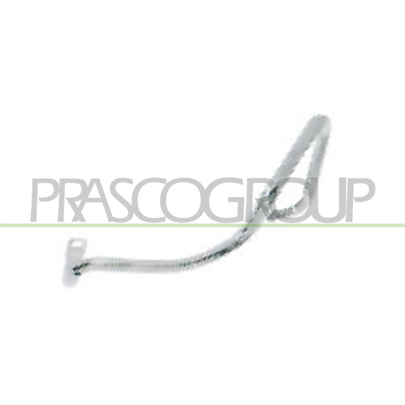 Tube chrome de pare-chocs arrière côté passager