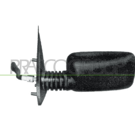 Rétroviseur manuel à peindre avec apprêt côté chauffeur