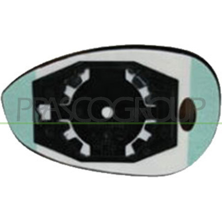 Glace de rétroviseur côté passager