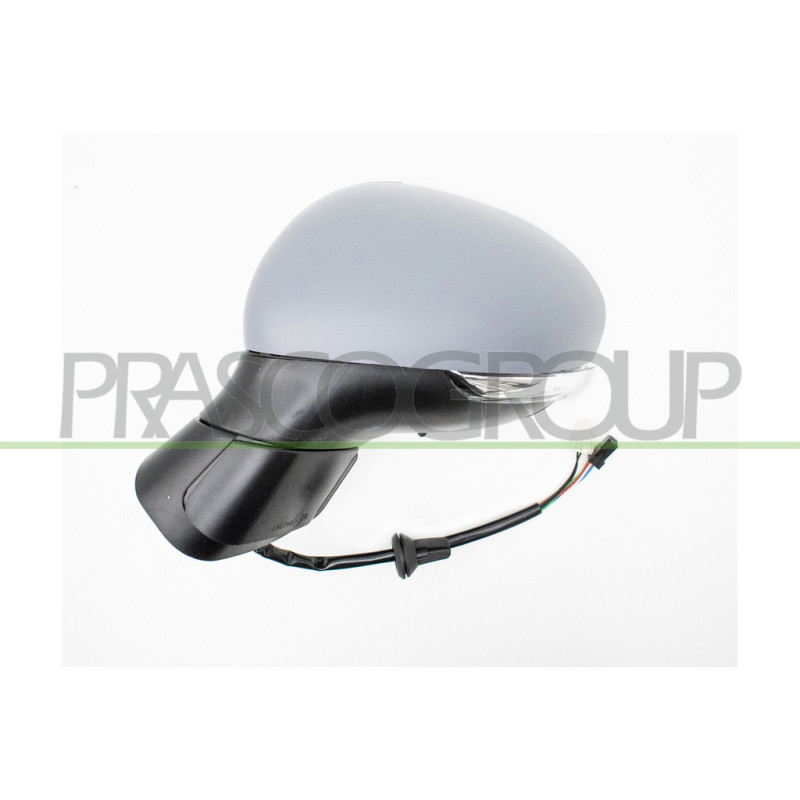 Rétroviseur électrique à peindre avec apprêt côté chauffeur