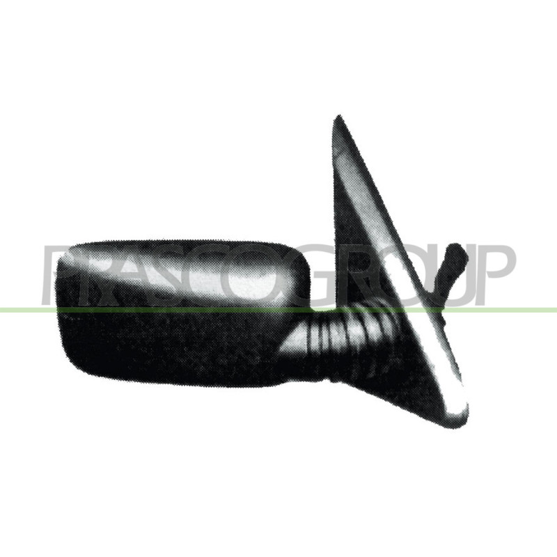 Rétroviseur manuel noir côté passager