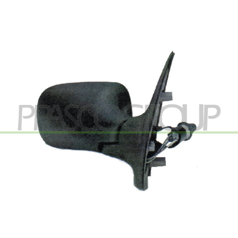 Rétroviseur manuel noir côté passager