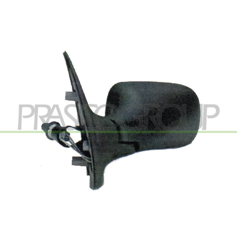 Rétroviseur manuel noir côté chauffeur