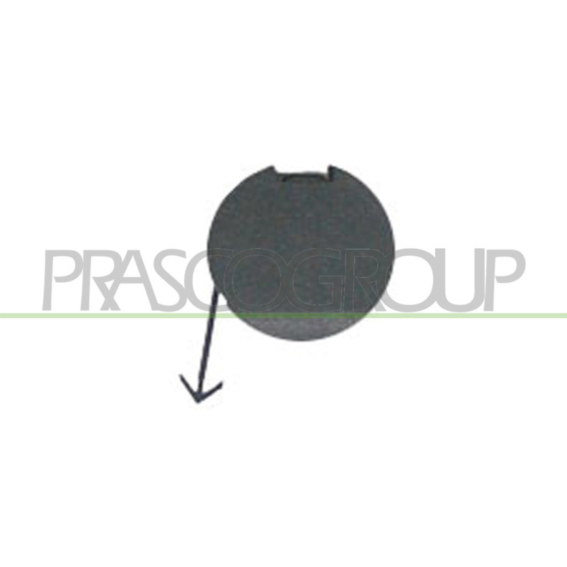 Cache crochet de pare-chocs avant