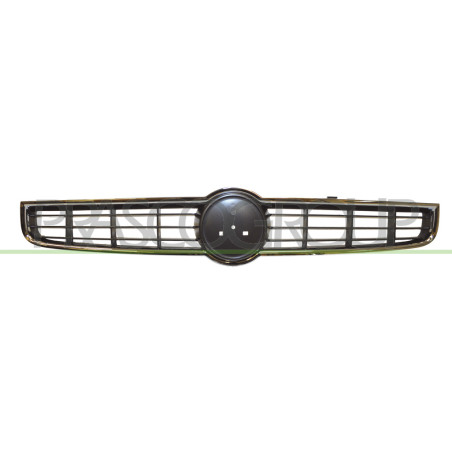 Grille de calandre gris foncé avec cadre chrome