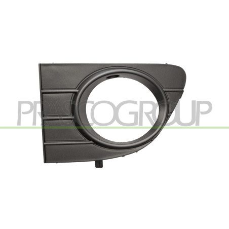 Grille de pare-chocs avant métal et noir côté chauffeur