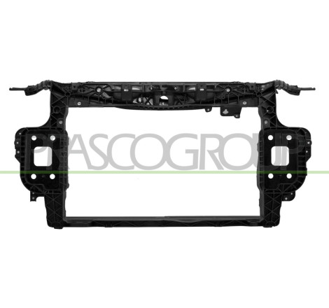 Face avant avec renfort supérieur en métal