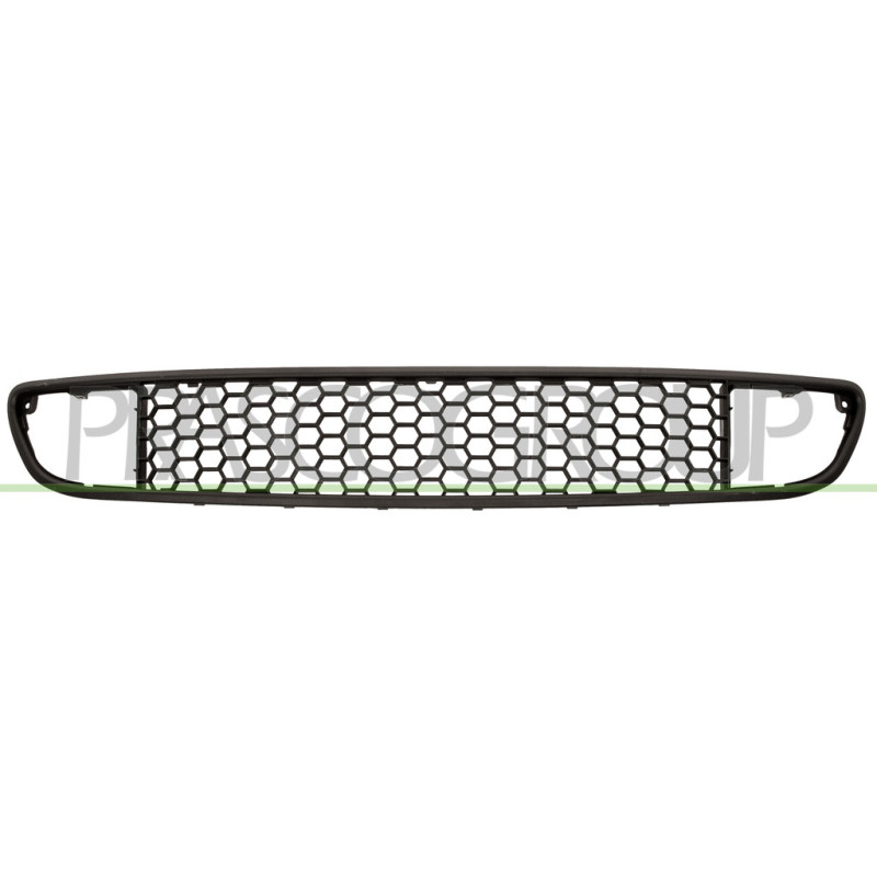 Grille centrale noire de pare-chocs avant