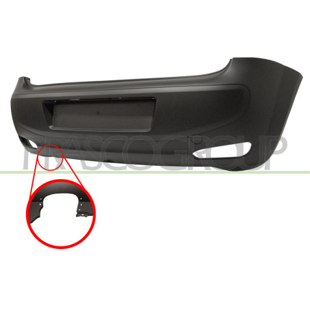 Pare-chocs arrière à peindre avec apprêt