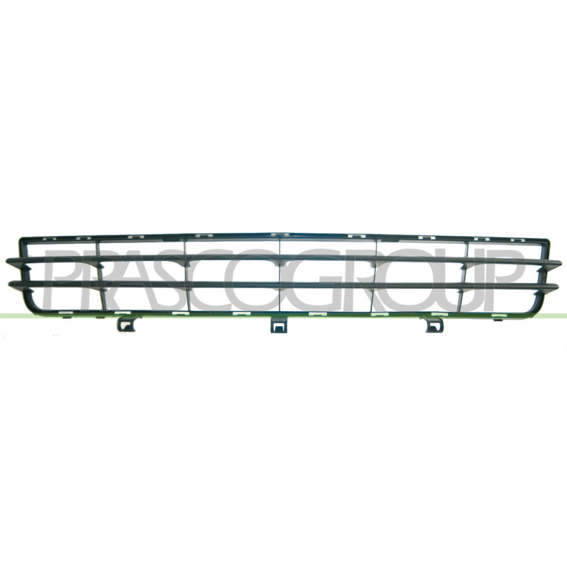 Grille centrale noire de pare-chocs avant