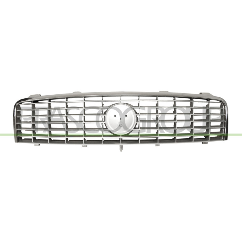 Grille de calandre grise avec cadre chrome