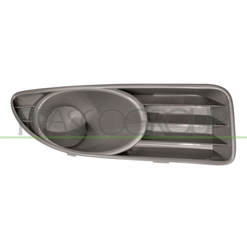 Grille de pare-chocs avant gris côté passager