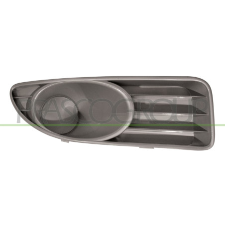 Grille de pare-chocs avant gris côté passager