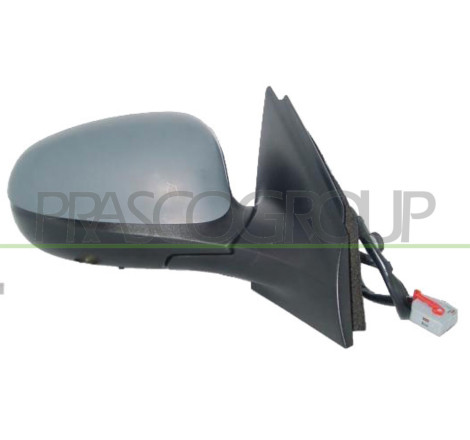 Rétroviseur électrique, rabattable électriquement, à peindre avec apprêt