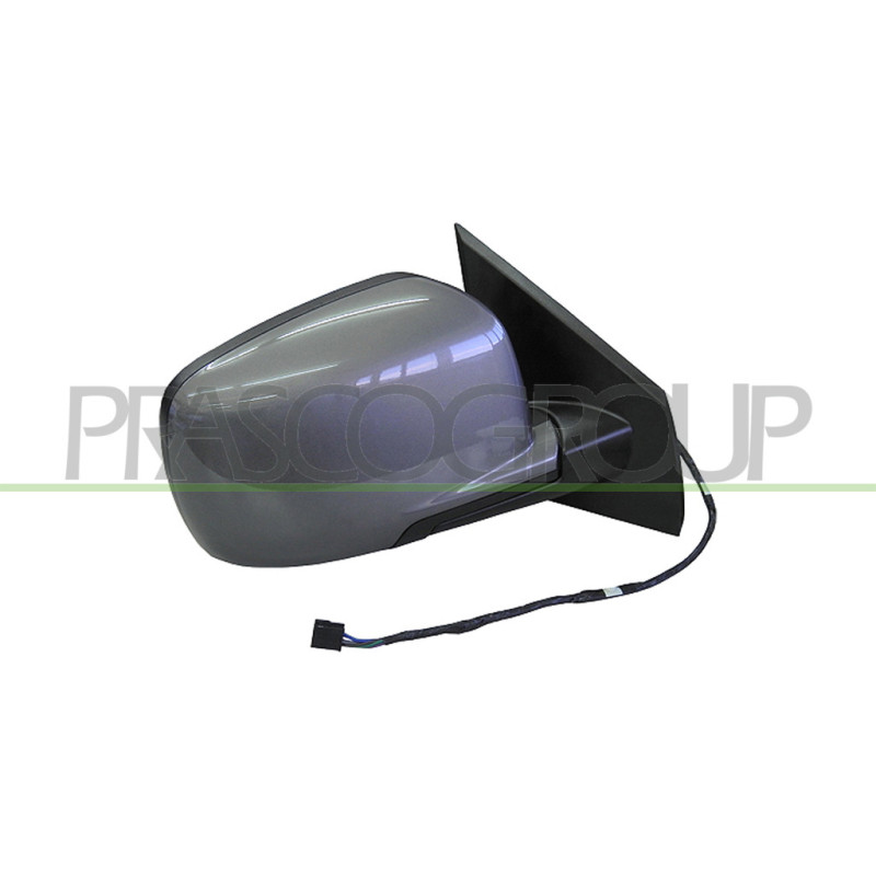 Rétroviseur électrique, rabattable électriquement, à peindre avec apprêt