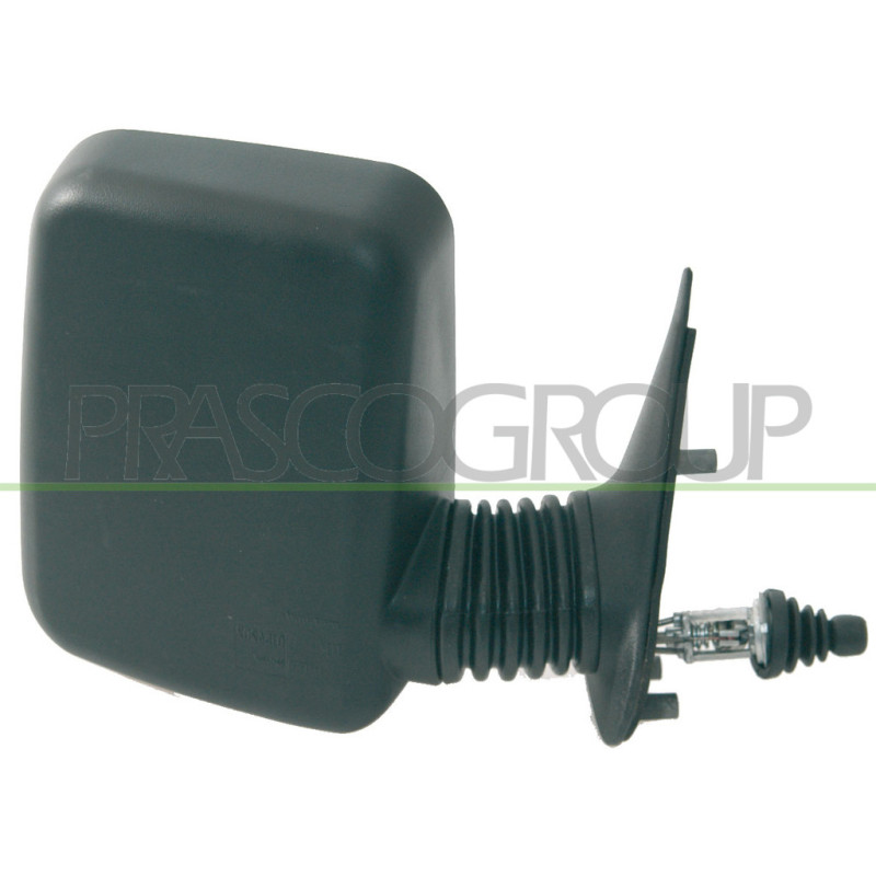 Rétroviseur manuel noir côté passager