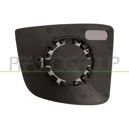 Glace supérieur de rétroviseur côté passager