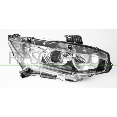 Phare Droit H11+Hb3 Electrique Avec Moteur-Avec Feu De Jour-Led