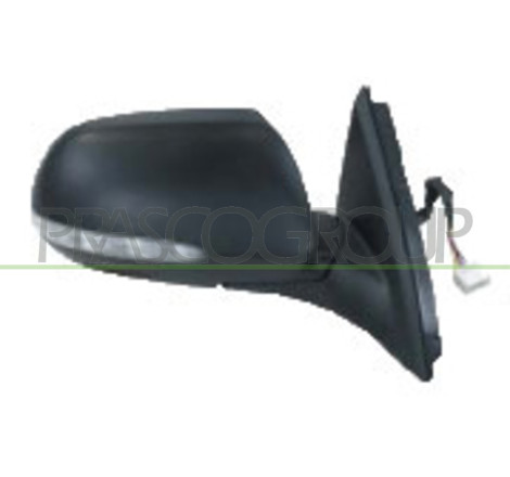 Rétroviseur électrique, rabattable électriquement, noir côté passager