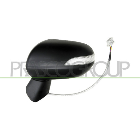 Rétroviseur électrique noir côté chauffeur