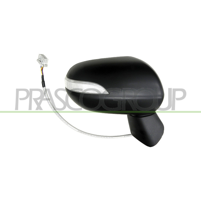 Rétroviseur électrique noir côté passager