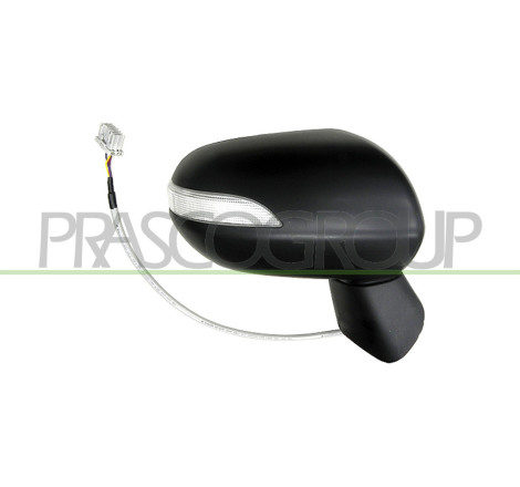 Rétroviseur électrique, rabattable électriquement, noir côté passager