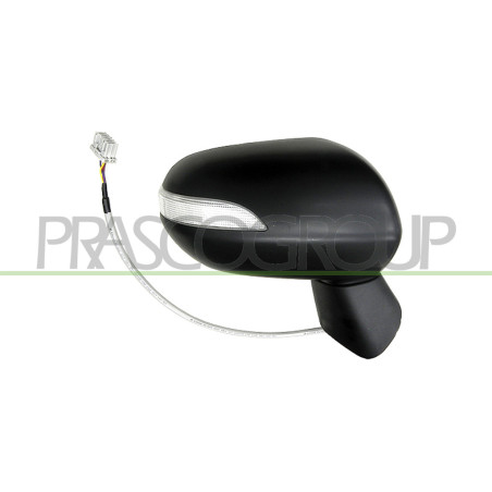 Rétroviseur électrique, rabattable électriquement, noir côté passager