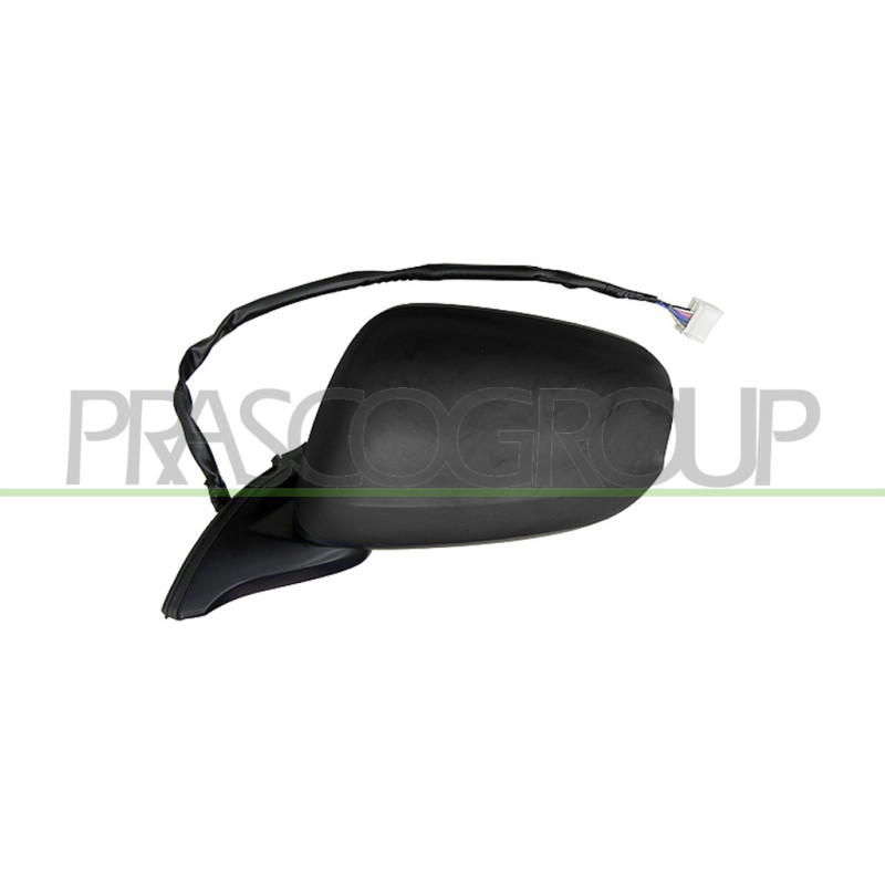 Rétroviseur électrique noir côté chauffeur