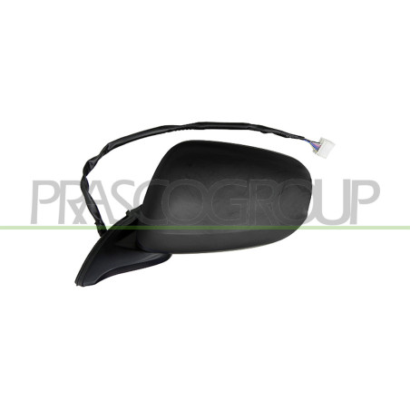 Rétroviseur électrique noir côté chauffeur