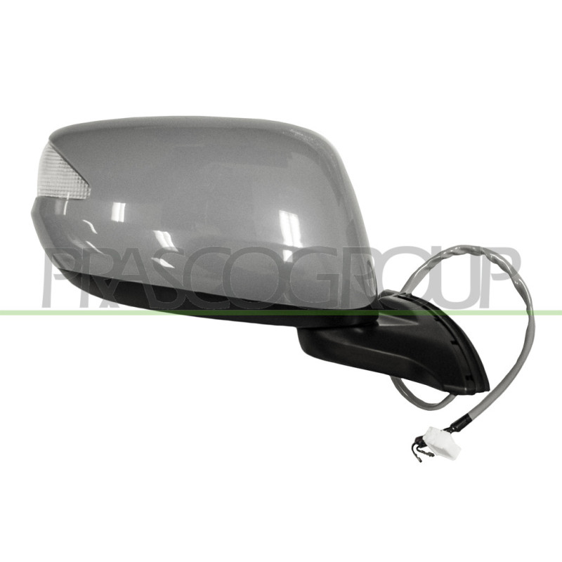 Rétroviseur électrique, rabattable électriquement, à peindre avec apprêt