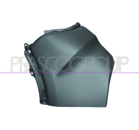 Crosse de pare-chocs arrière côté passager à peindre avec apprêt