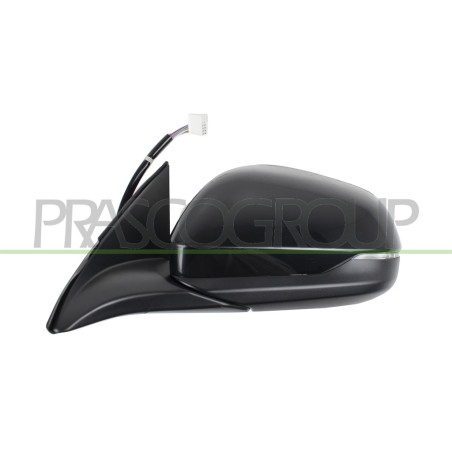 Rétroviseur électrique, rabattable électriquement, noir côté chauffeur