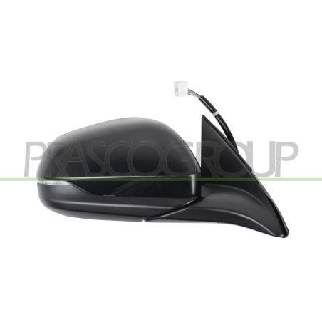 Rétroviseur électrique, rabattable électriquement, noir côté passager